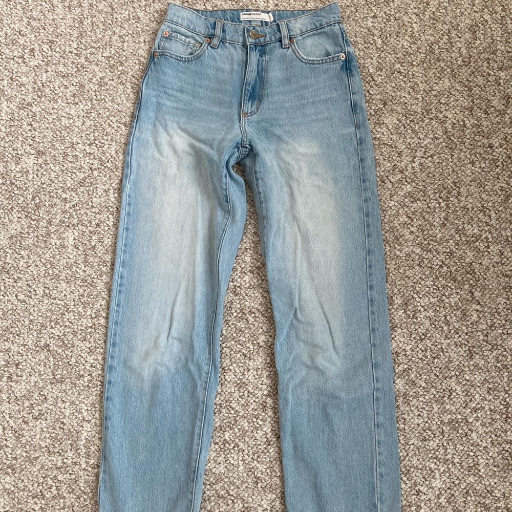 Garage Vintage Straight Light Wash Jeans